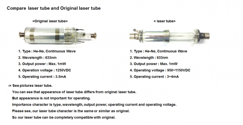 Original laser tube